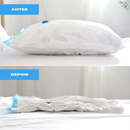 Kit 5 ou 10 Saco A Vácuo Grande Organizador Edredom Coberto Mala Roupa De Cama com bomba elétrica Grande 110x70
