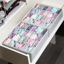 Organizador De Gaveta Dobrável Intimas Meias Cueca Calcinha 30X30X10CM Com 24 Possível Empilhar